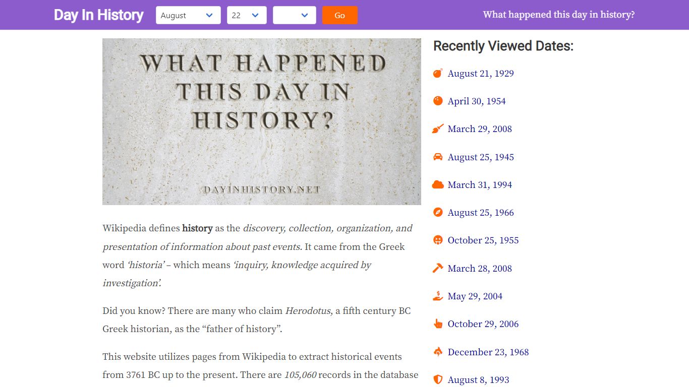 Day In History: What Happened This Day In History?